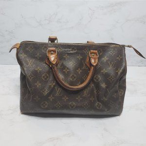 Vintage 80's Louis Vuitton Speedy 30 Bag